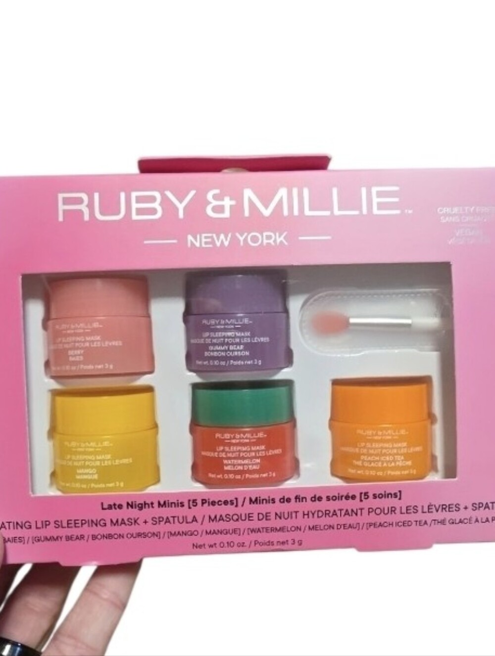 Ruby & Millie Lip Night Mask Set Of 5 New In Box